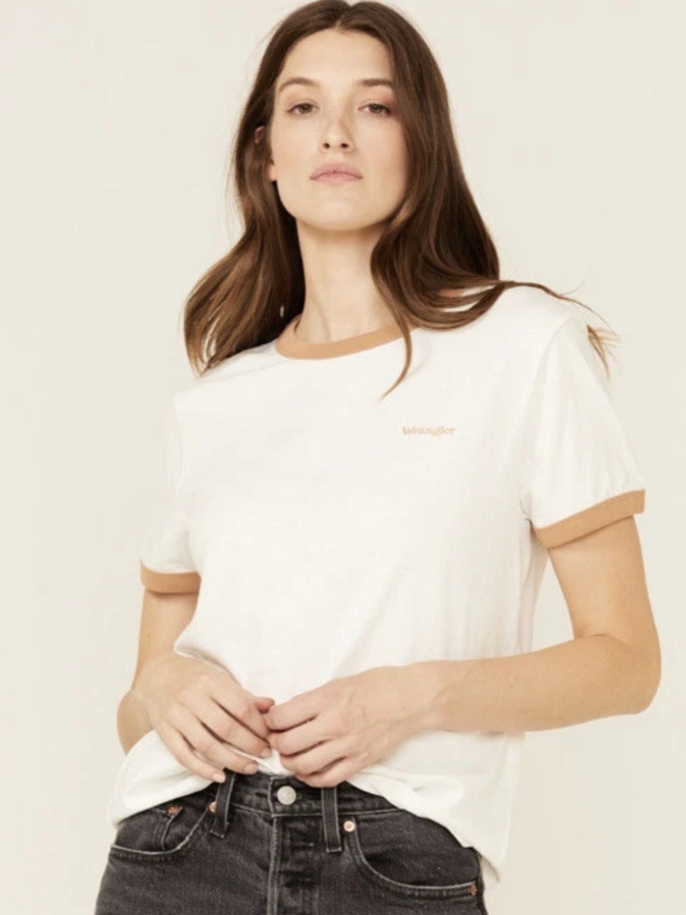 Wrangler Small Logo Ringer Tshirt